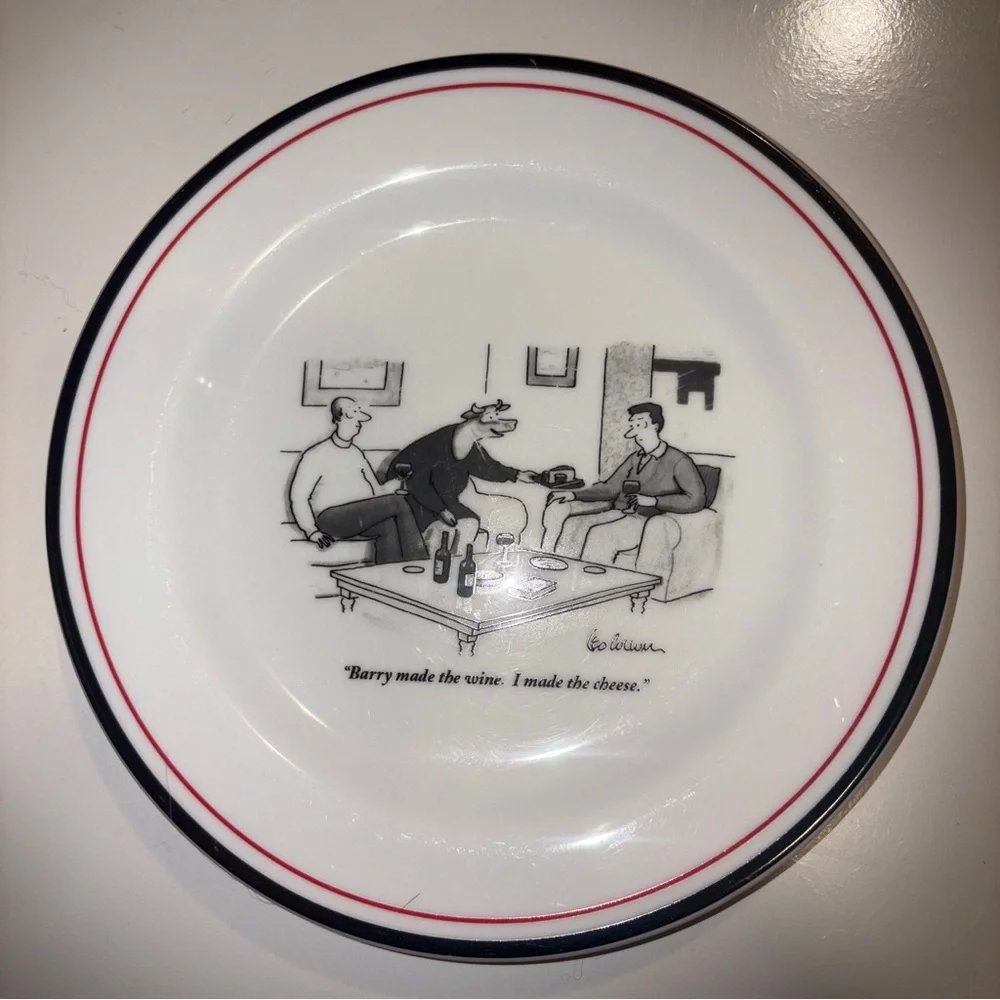Restoration Hardware The New Yorker Wine Cartoon I Made The Cheese Plate 8